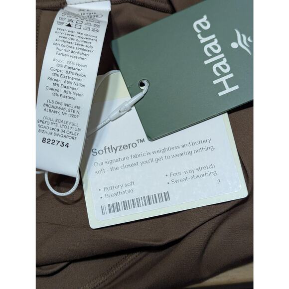 Halara Leggings Womens XL Brown Softlyzero Crossover Full Length Yoga Pockets - Picture 8 of 12